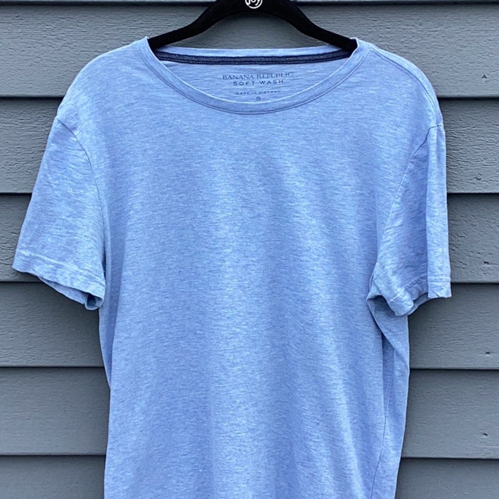 Banana Republic Blue Short Sleeve Tee Small